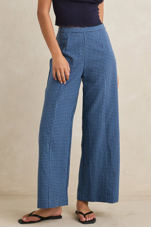 Rhythm Louise Wide Leg Pant Indigo