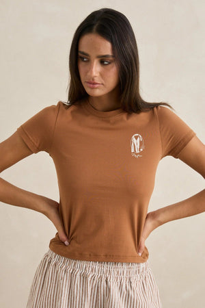 rhythm Sunny Everyday Tee Chocolate