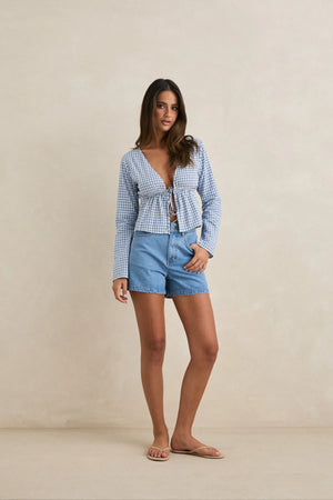 Rhythm Staple Denim Short Worn Indigo