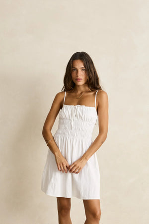 Rhythm Staple Mini Dress White