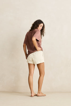 Rhythm Cord Sundown Everyday Short Vintage White