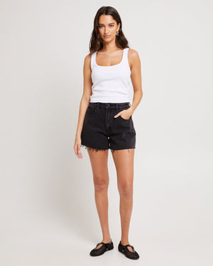 Abrand Venice Short Heidi Washed Black