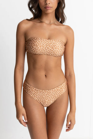 Rhythm Marley Floral Bandeau Top Caramel