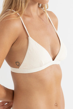 Rhythm Leilani Bralette Top Vintage White