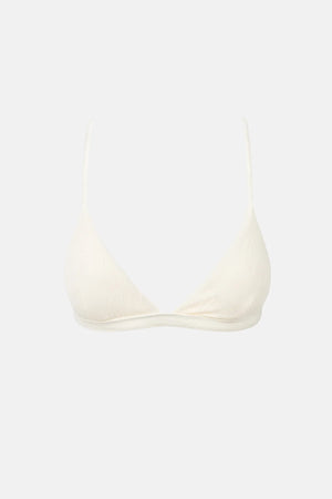 Rhythm Leilani Bralette Top Vintage White
