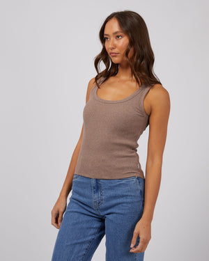 Silent Theory Mia Tank Brown