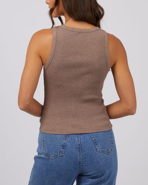 Silent Theory Ella Tank Brown