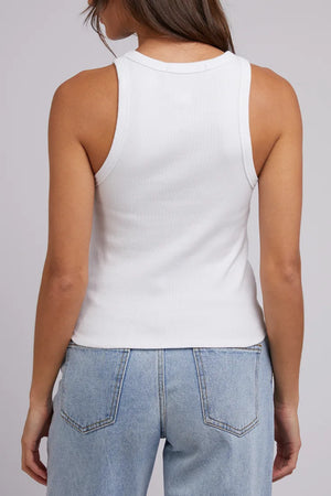 Silent Theory Ella Tank White