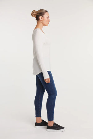 Eb & Ive Basic Long Sleeve White