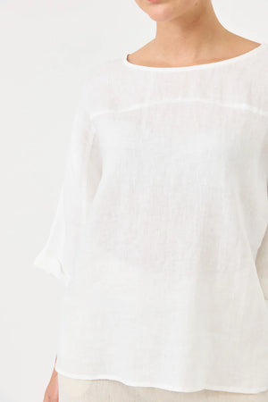 Eb & Ive Studio Relaxed Top Salt