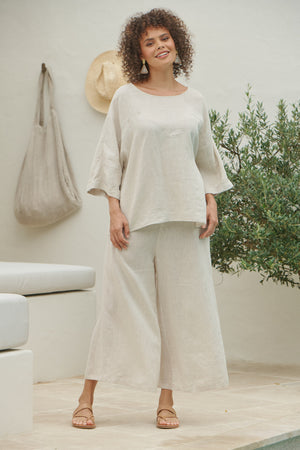 Eb & Ive Studio Crop Pant Tusk