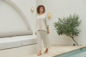 Eb & Ive Studio Crop Pant Tusk