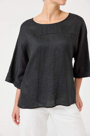 Eb & Ive Studio Relaxed Top Ebony