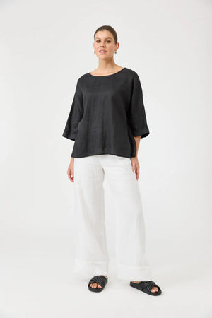 Eb & Ive Studio Relaxed Top Ebony