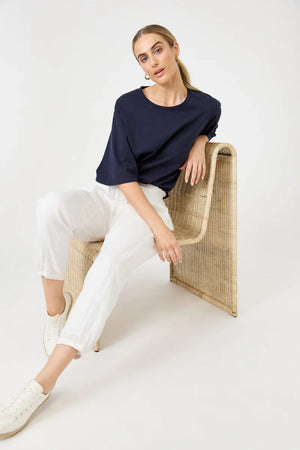 Eb & Ive Studio Relaxed Pant Salt