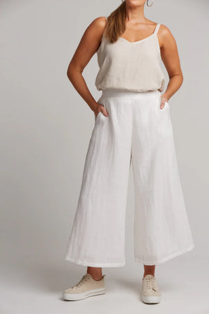 Eb & Ive Studio Crop Pant Salt