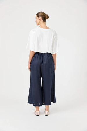 Eb & Ive Studio Crop Pant Navy