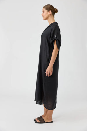 Eb & Ive Studio Shirt Dress Ebony