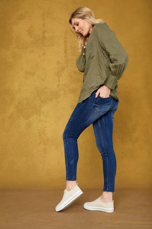 Eb & Ive Studio Shirt Khaki