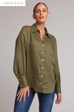 Eb & Ive Studio Shirt Khaki