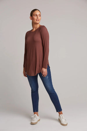 Eb & Ive Studio Jersey Tshirt Mocha