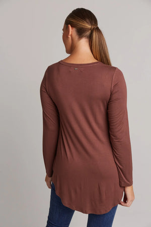 Eb & Ive Studio Jersey Tshirt Mocha