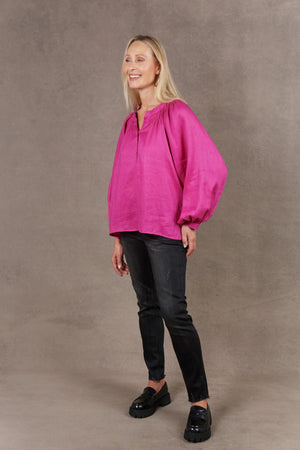 Eb & Ive Nama Blouse Magenta