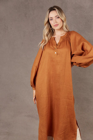 Eb & Ive Nama Dress Ochre