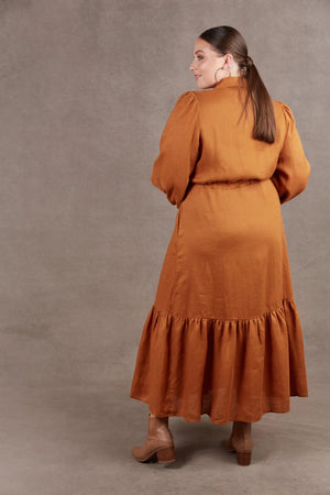 Eb & Ive Nama Shirt Dress Ochre