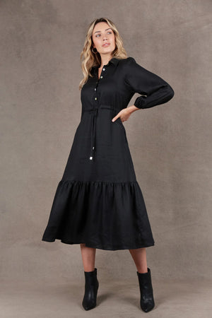 Eb & Ive Nama Shirt Dress Ebony