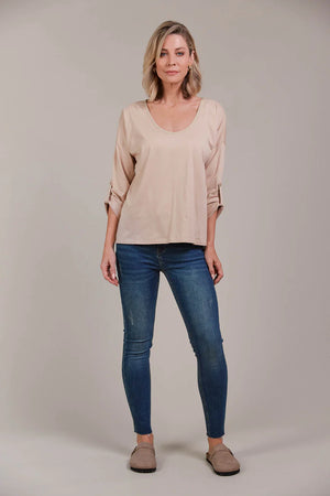 Eb & Ive Estel Tshirt Tusk