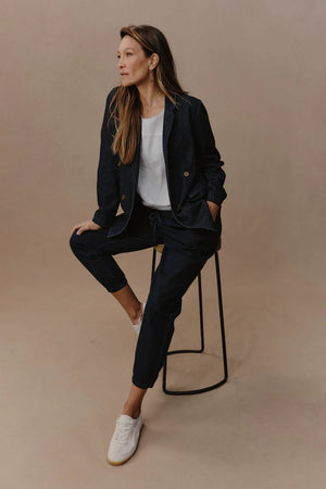 Eb & Ive Pepi Relaxed Denim Pant Oxford