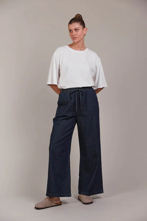 Eb & Ive Pepi Wide Denim Pant Oxford