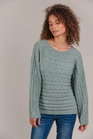 Eb & Ive Merano Cable Knit Jasper