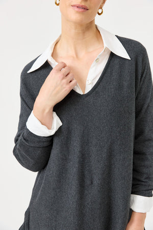 Eb & Ive Studio V Knit Char