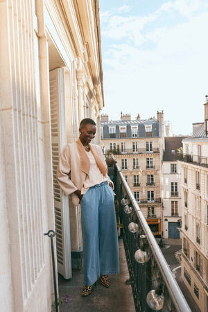 Eb & Ive Pepi Wide Denim Pant Denim