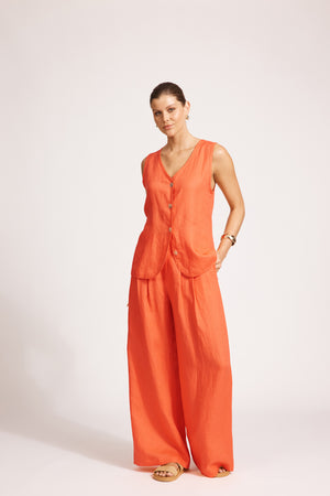 Eb & Ive Miramar Vest Coral