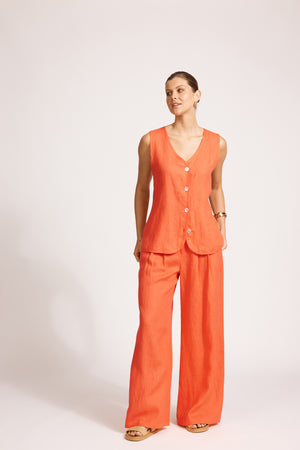 Eb & Ive Miramar Vest Coral