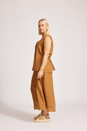 Eb & Ive Miramar Vest Caramel