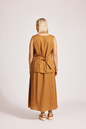 Eb & Ive Miramar Vest Caramel