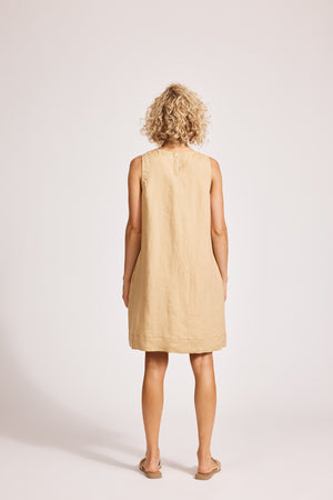 Eb & Ive Miramar Tank Dress Camel
