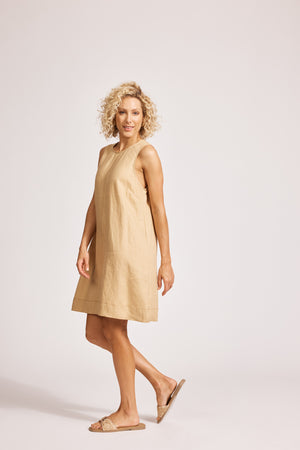 Eb & Ive Miramar Tank Dress Camel