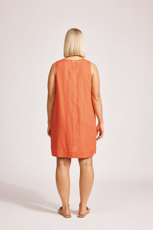 Eb & Ive Miramar Tank Dress Coral