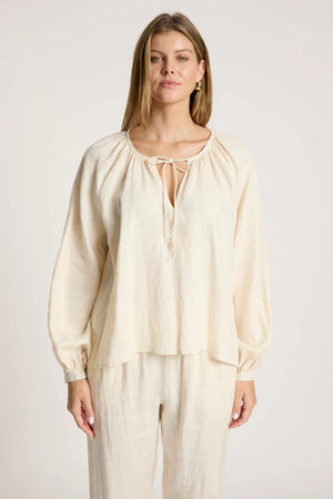 Eb & Ive Bajau Blouse Dune