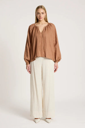Eb & Ive Bajau Blouse Clay