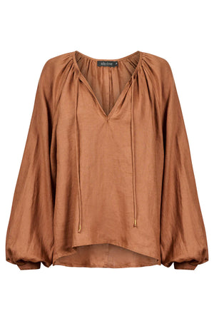 Eb & Ive Bajau Blouse Clay