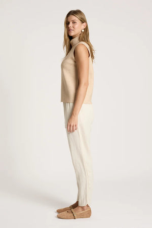 Eb & Ive Zala Knit Vest Bisque