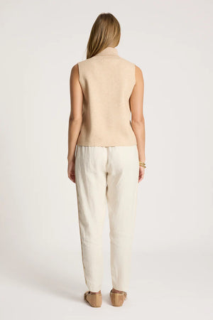 Eb & Ive Zala Knit Vest Bisque