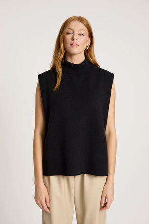 Eb & Ive Zala Knit Vest Black