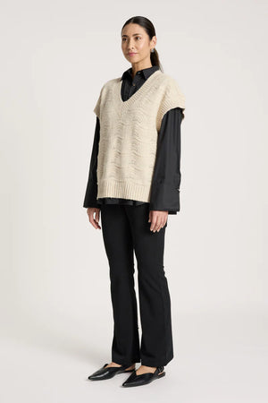 Eb & Ive Orin Knit Vest Dune